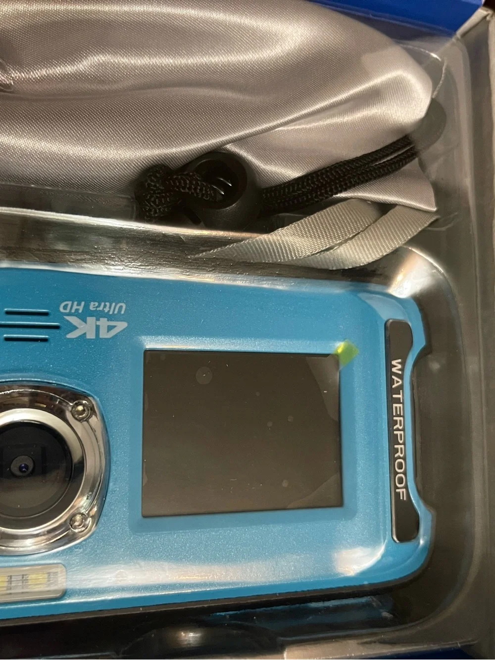 4K Ultra HD Waterproof Digital Camera - Blue NEW